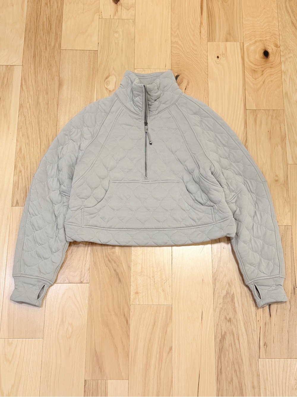 Lululemon Women’s Scuba Oversized Quilted Half Zip Sweater